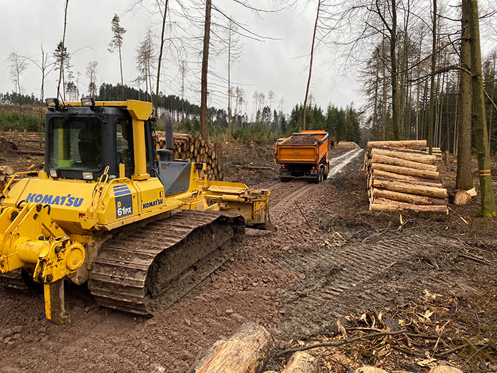 Wegebau Forstrevier Wirges